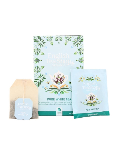 Te Blanco (pure white tea) Bio 20 filtros English Tea Shop