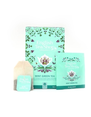 Te verde menta Bio 20 filtros English Tea Shop