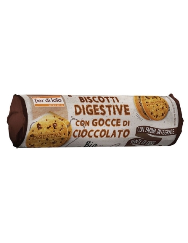 Galletas digestive integrales chips chocolate Bio 250g Fior di Loto