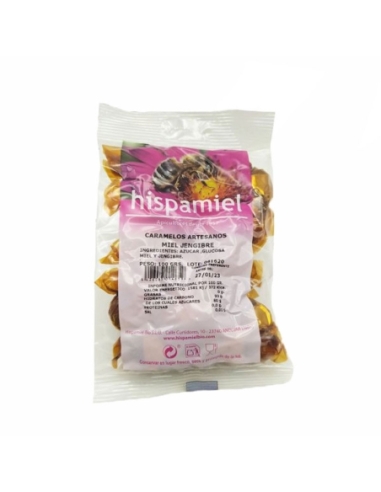 Caramelos Miel y Jengibre 100g Hispamiel