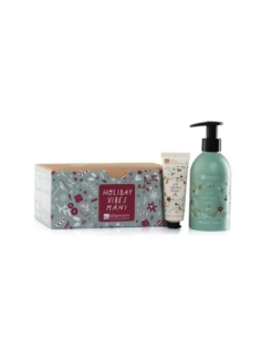 Caja de Manos Jabon de Manos + Crema Bio Alemndras y Frutos rojos La Saponaria