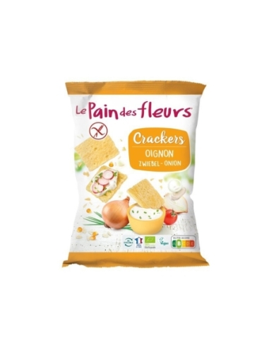 Mini Crackers cebolla sin gluten Bio 75g Le Pain Des Fleurs