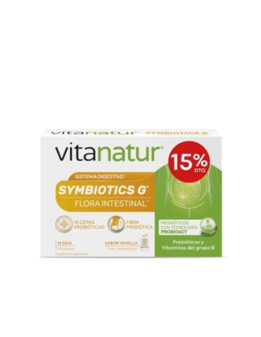 Simbiotics G 15% descuento 14 sobres Vitanatur