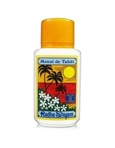 Aceite Monoi de Tahití Factor 6 150 ml Radhe Shyam: Bronceado Dorado y Piel Hidratada
