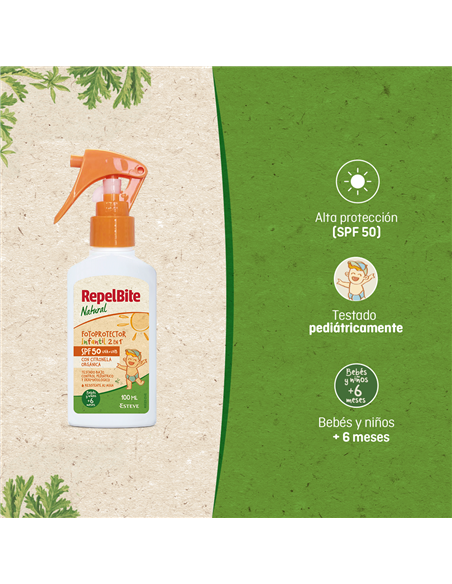 Repelbite Natural Fotoprotector Infantil 100 Mililitros