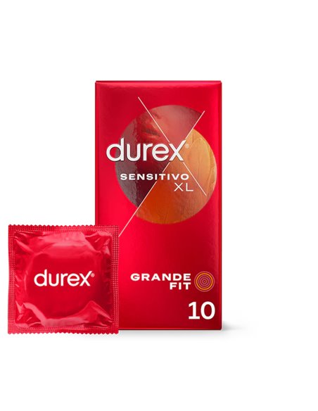 Durex Sensitivo Suave Extra Largo 10 Unidades