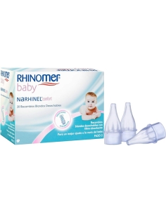 Rhinomer baby. 20 recambios blandos desechables