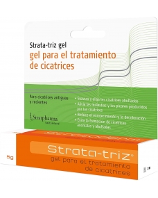 Strata-Triz 5g es un gel de silicona transparente de secado rápido especialmente formulado para el tratamiento de cicatrices.